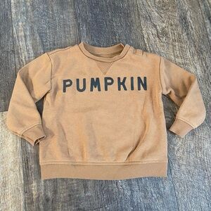 Pumpkin Brown Kids Sweatshirt